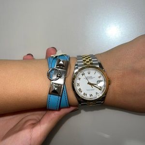 Blue Hermes Bracelet